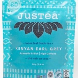 Justea Organic Fair Trade Kenyan Earl Grey Loose Tea