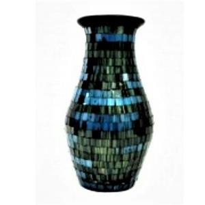 Recycled Glass Mosaic Vase